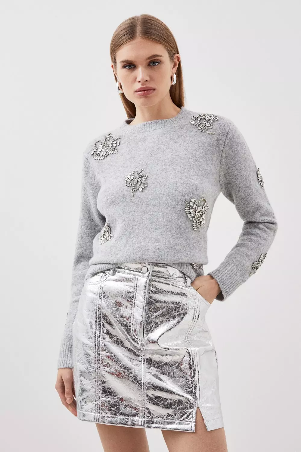 Karen millen knitwear on sale sale